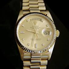 Mens Rolex 18k Yellow Gold Day Date President Watch FACTORY ...