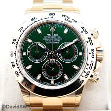 Rolex 116508 Cosmograph Daytona 18K Yellow Gold with Green Dial - DavidSW