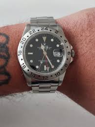 Orologio Watch Rolex EXPLORER II 16570 vintage steel black dial 1996 swiss | eBay