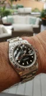 Rolex Explorer 16570 Silver Oyster Bracelet with Silver Bezel for sale online | eBay