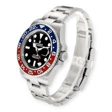 Pre-Owned Rolex GMT Master II 126710BLRO Blue Red Pepsi Bezel Steel Mens Watch - Walmart.com