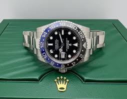 Rolex GMT-Master II 116710BLNR Batman Blue Black Dial Steel ...