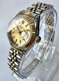 ROLEX Oyster Perpetual DATE Automatic 26mm 2 Tone Watch | eBay