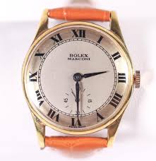 Sold at Auction: ROLEX MARCONI MANUAL WATCH 34MM