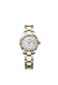 Rolex Lady-Datejust watch: Oystersteel and yellow gold ...