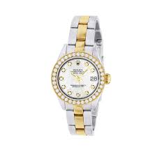 Women's Diamond Watch Rolex Oyster Perpetual Datejust Mother ...