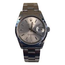 Rolex Oyster Perpetual Date Silver Dial For Sale at 1stDibs