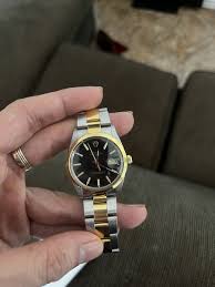 Mens Rolex Oyster Perpetual Date Two-Tone Stainless Steel ...