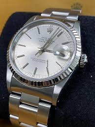 Rolex EXCELLENT Condition 1993 Datejust 36 Steel Oyster ...