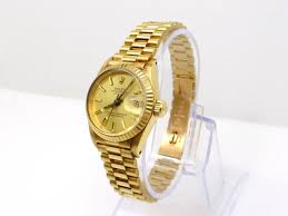 Rolex DateJust President 18k Gold Automatic Watch 6917 Champagne Dial | eBay