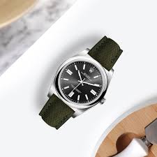 Rolex Oyster Perpetual Straps - Canvas Army Green – Liger Straps