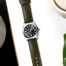 Rolex Oyster Perpetual Straps - Tjakra Olive – Liger Straps