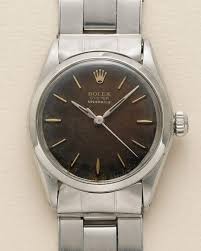 Rolex 6430 1966s SS Oyster Speedking Tropical Gilt Dial 1210 ...