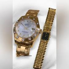 Rolex | Accessories | Rolex Pearlmaster 8k Yellow Gold Mop ...