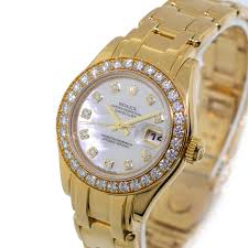Rolex Pearlmaster Datejust 29mm Yellow Gold White MOP ...