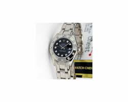 Buy Genuine Used Rolex Pearlmaster 29 80319 Watch - Black ...