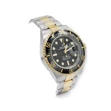 Rolex Sea-Dweller Stainless Steel and Yellow Gold Black Dial ...