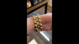 Vintage Retro Watch Link Style Bracelet in 14k – Filigree ...