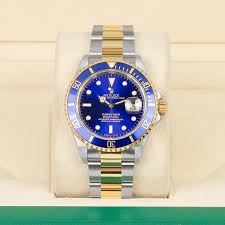 Rolex Submariner 16613 40mm Blue Dial Stainless Steel and ...