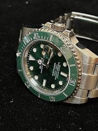 2016 Rolex Submariner 116610lv Hulk Green Dial Oyster ...