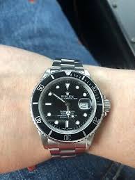 Rolex Submariner 168000 Black Dial Stainless Steel Men's Watch 1988 | eBay