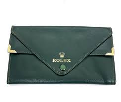 Authentic Rolex Vintage Leather Wallet Watch Case Travel ...