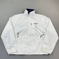 Vintage Polo Sport Ralph Lauren Jacket Mens Large White ...