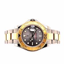 Rolex Yacht-Master 168623 35mm Two Tone Oyster 18K Yellow ...