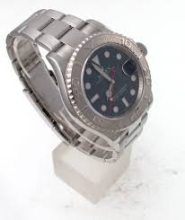 Pre-Owned Rolex Yachtmaster Blue Dial (2016) | Arnold Jewelers