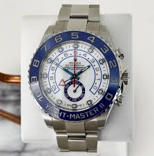 Buy Rolex Yacht-Master II Stainless Steel White Dial - 116680 – Luxury Time NYC