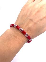 Beaded Bracelet Seed Bead Bracelet Glass Bead Bracelet ...