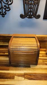 Kalmar Design teak roll top recipe box 1 of 2 for Sale in Norfolk, VA - OfferUp