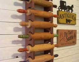 Unfinished Rolling Pin Holder for 6 Pin 7 Pin or 8 Pin Rack for Vintage Wooden Pins - Etsy