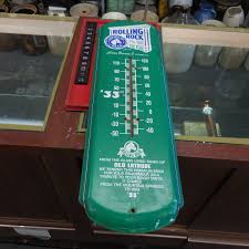 VTG 1999 Rolling Rock Premium Beer Thermometer USA ~27 ...