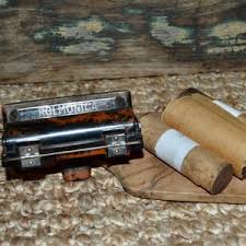 Antique Rolmonica Musical Instrument Harmonica With Three ...