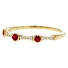 14K YG 0.24ct TGW Skaneateles Signature Ruby & Diamond Ring