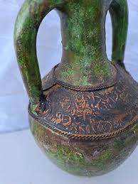 Vase pot vintage terracotta decorative pottery Jarre cruche ...