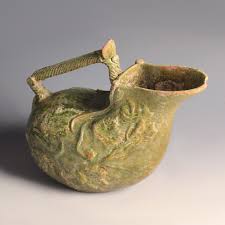 Roman Green Lead-Glazed Terracotta Askos - Ancient Roman ...