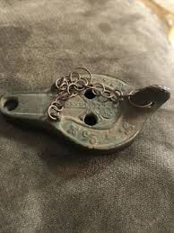 Antique 1900 Circa Catholic Pilgram Bronze Lamp Catacombi Di Roma Italy | eBay