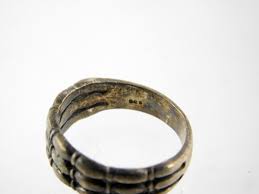 Sterling Silver Three Band Bamboo Style Ring 925 Size 5.5 Weighs 3.5 Grams | eBay