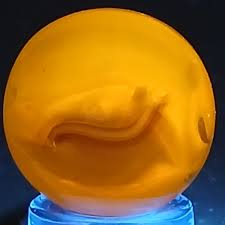 Vintage UV-Reactive Marble King Cat's Eye .60 Inches Near ...