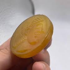 Ancient Roman Carnelian Intaglio: King Amulet Bead Seal ...
