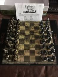 The Lord Of The Rings Chess Set Fellowship Of The Rings Ed ...