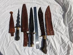 Negrito 20" Bolo Knife (Bowie)13.25" blade, Brass cross guard, Wood Handle, 1967 | eBay