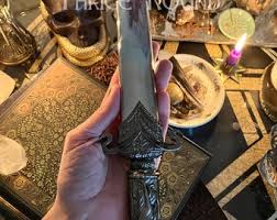 Goddess Athame - 8" Blade - Witch's Ceremonial Knife | Altar Knife | Ritual Knife | Altar Tools | Witchcraft Tools | Witchcraft Altar - Etsy