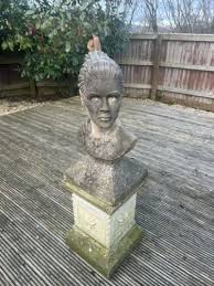 Antique bust statue Celtic warrior Queen | eBay UK