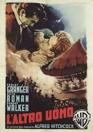 Strangers on a train Hitchcock movie poster print | eBay