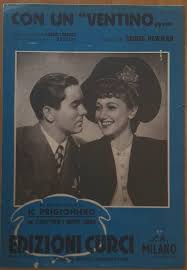 Italy Sheet music FILM "JOHNNY APOLLO" TYRONE POWER DOROTHY ...