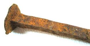 Iron Roman Nail From The Time of Christ - 2.5 Inches Long - 5.5 cm Long | #345897068
