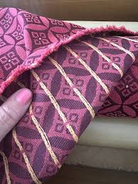 Upholstery Fabric 6.50 Yards Red Gold Diamond Polyester 54” Wide - Etsy